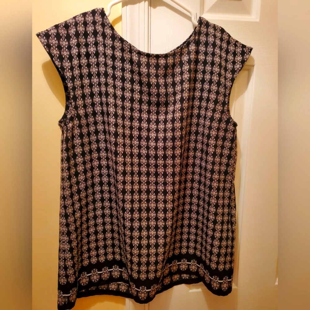 Blouse with Button Down Back
